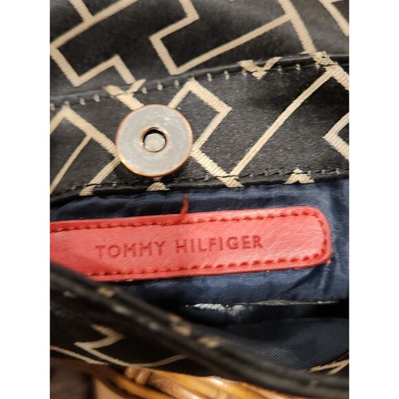 TOMMY HILLFIGER NEW YORK EST. 1985 WOMENS SMALL SHOULDER‎ BAG VINTAGE ADJUSTABLE - Picture 6 of 7